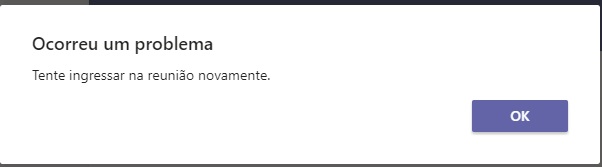 Ocorreu um problema temporário no serviço. Tente novamente. Se esta -  Microsoft Community