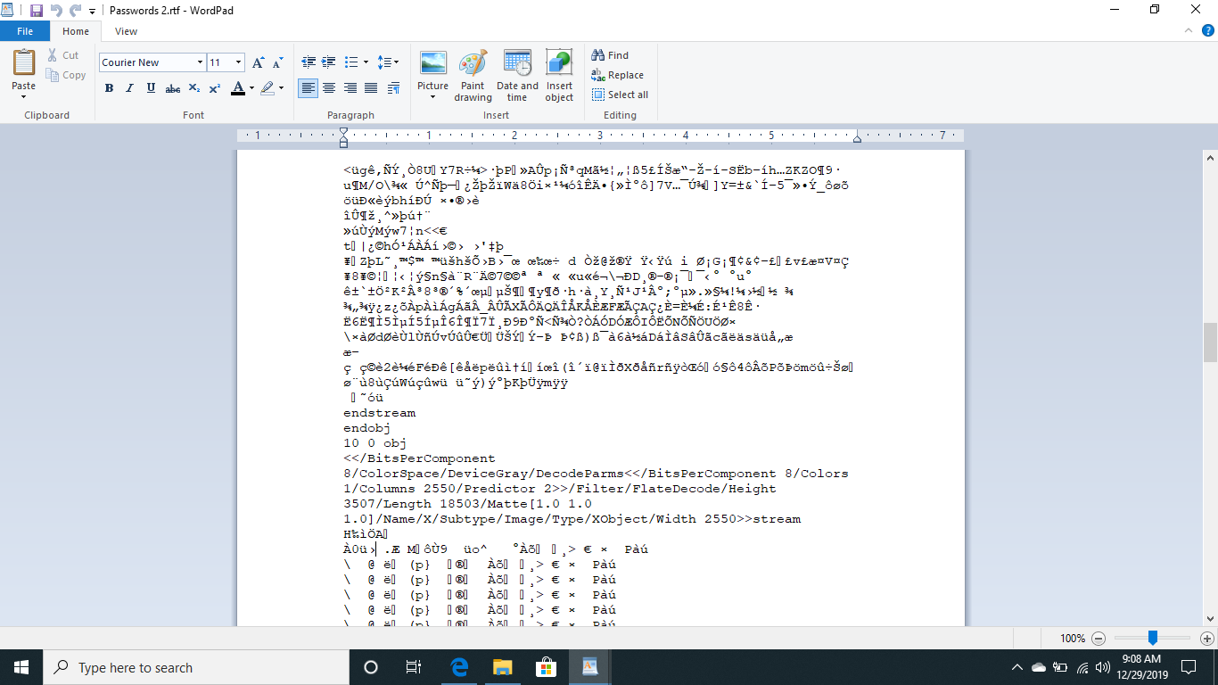 My Document File Is Corrupted With Asian Text Microsoft Community