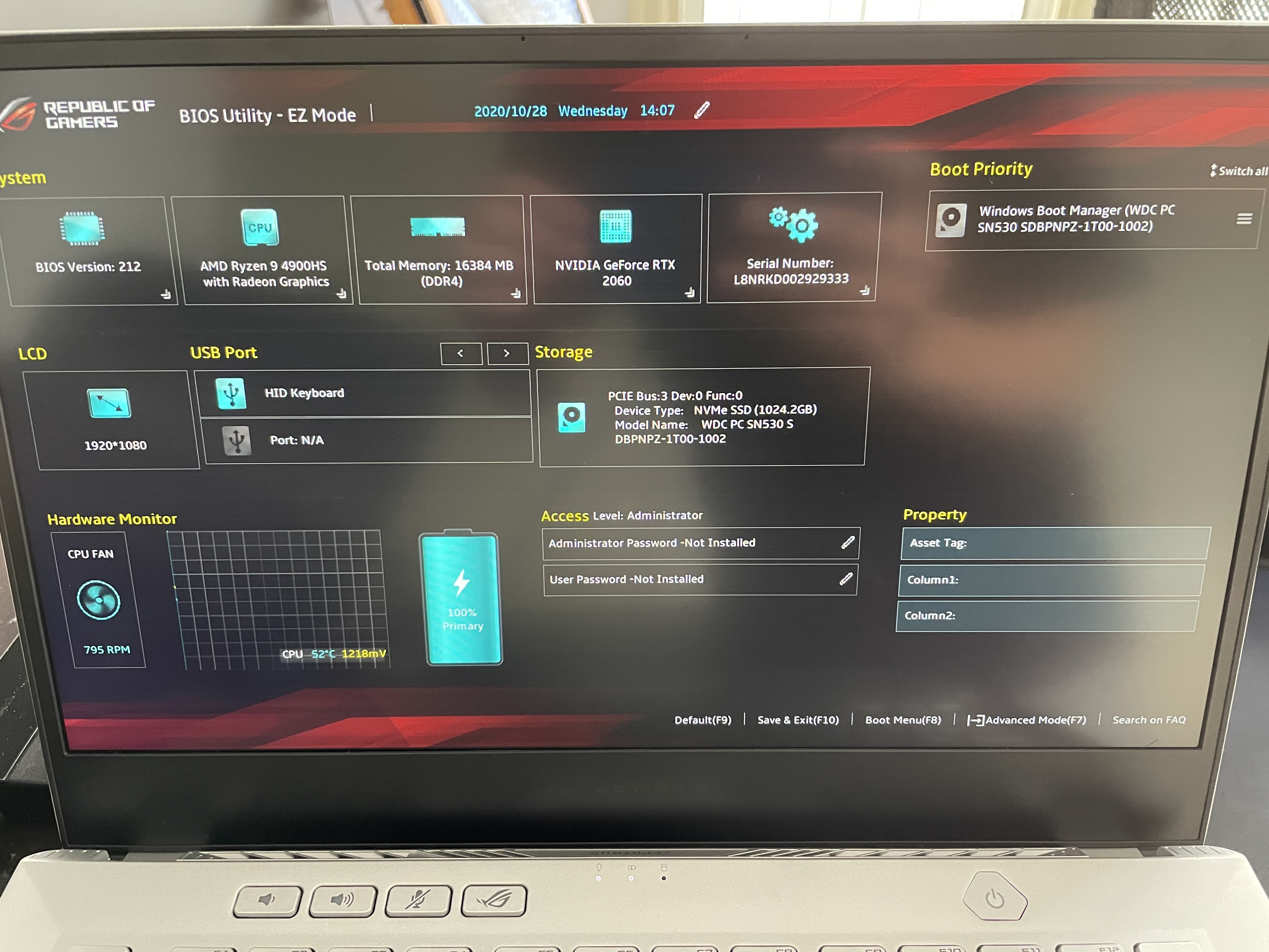 how to wake up asus laptop from sleep mode