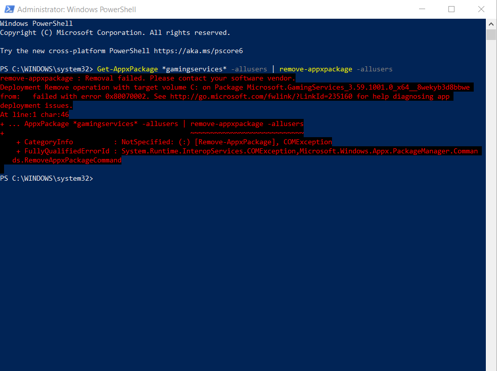 Error 0x00000001 - Microsoft Community