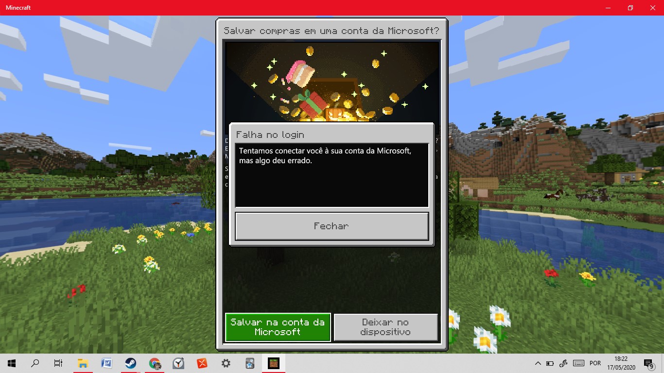 Minha barra de tarefas está me atrapalhando a jogar Minecraft Windows -  Microsoft Community