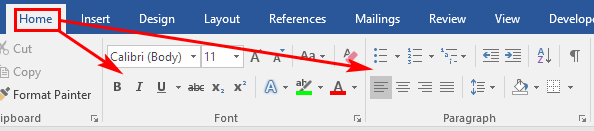 Where Is Format Tab In Word 2016 365 Microsoft Community