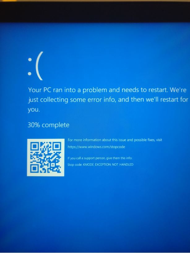 Getting A Blue Screen Problem - Microsoft Community