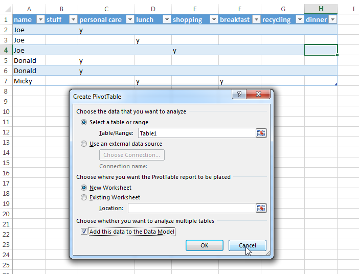 Excel 2016: multiple yes/no columns:need a formula...help - Microsoft ...