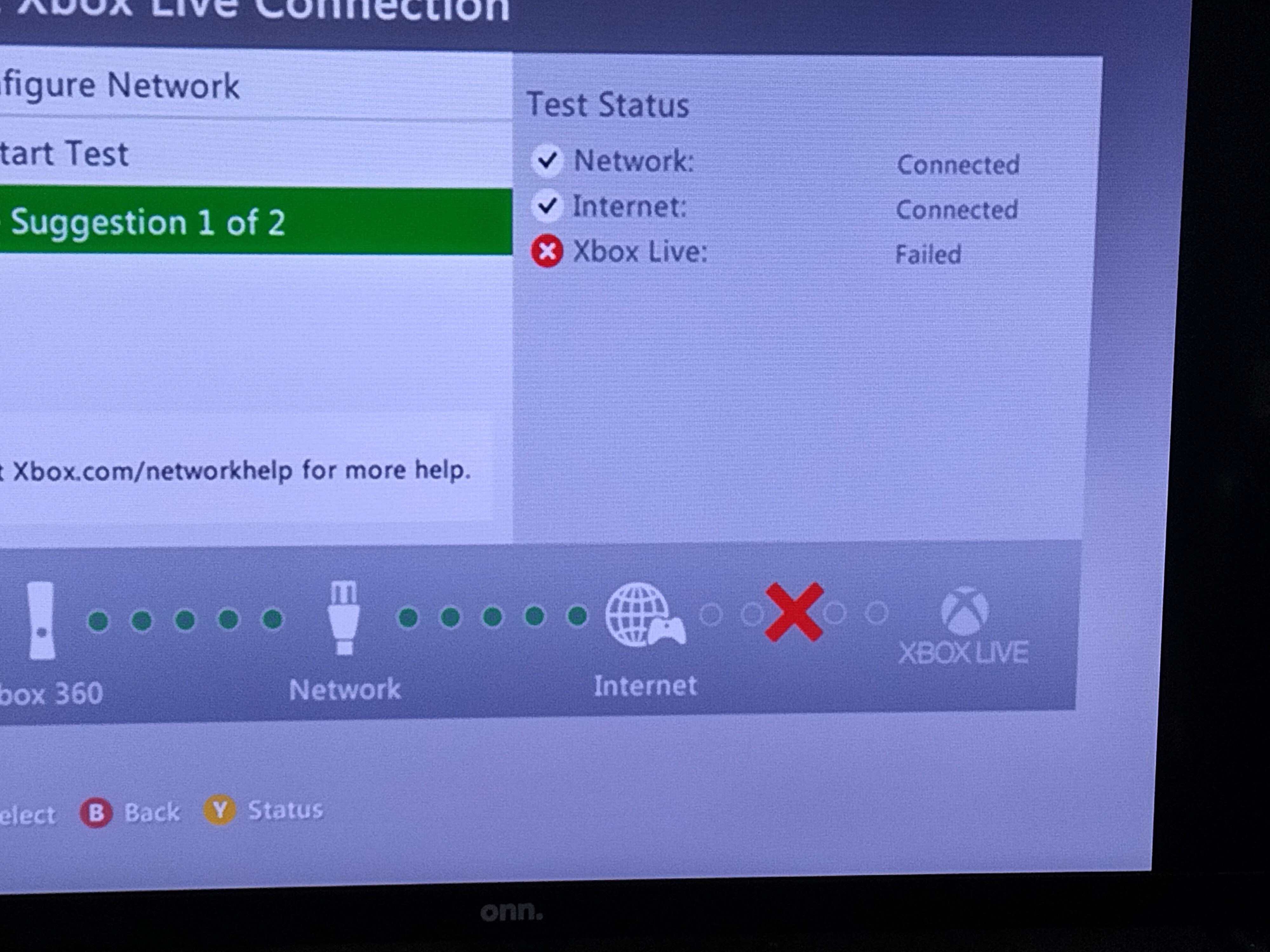 Xbox Live Error 8015190E, Your console can't connect to Xbox Live