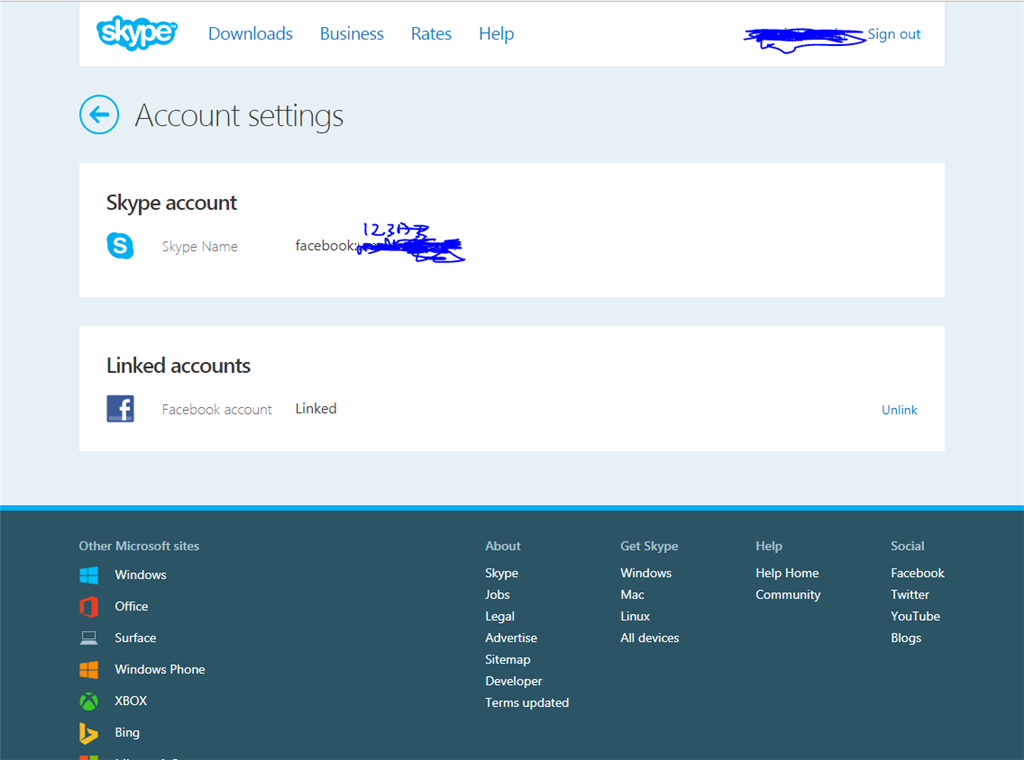 How I Get Separated Skype Id And Unlink With Facebook Microsoft Community