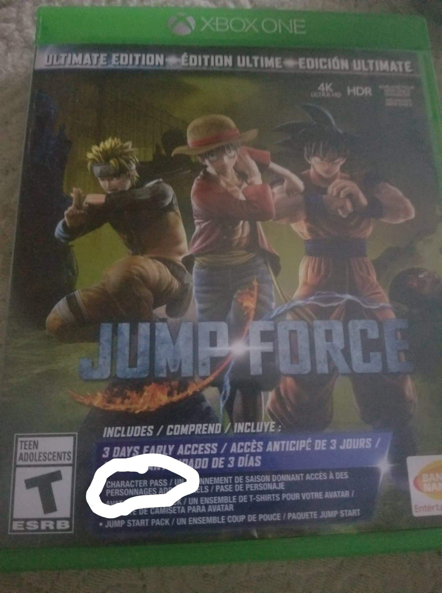 jump force xbox one digital code