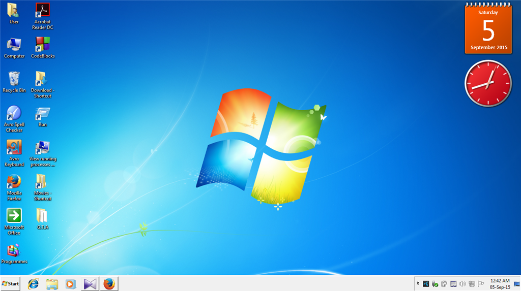 Windows 7 Taskbar