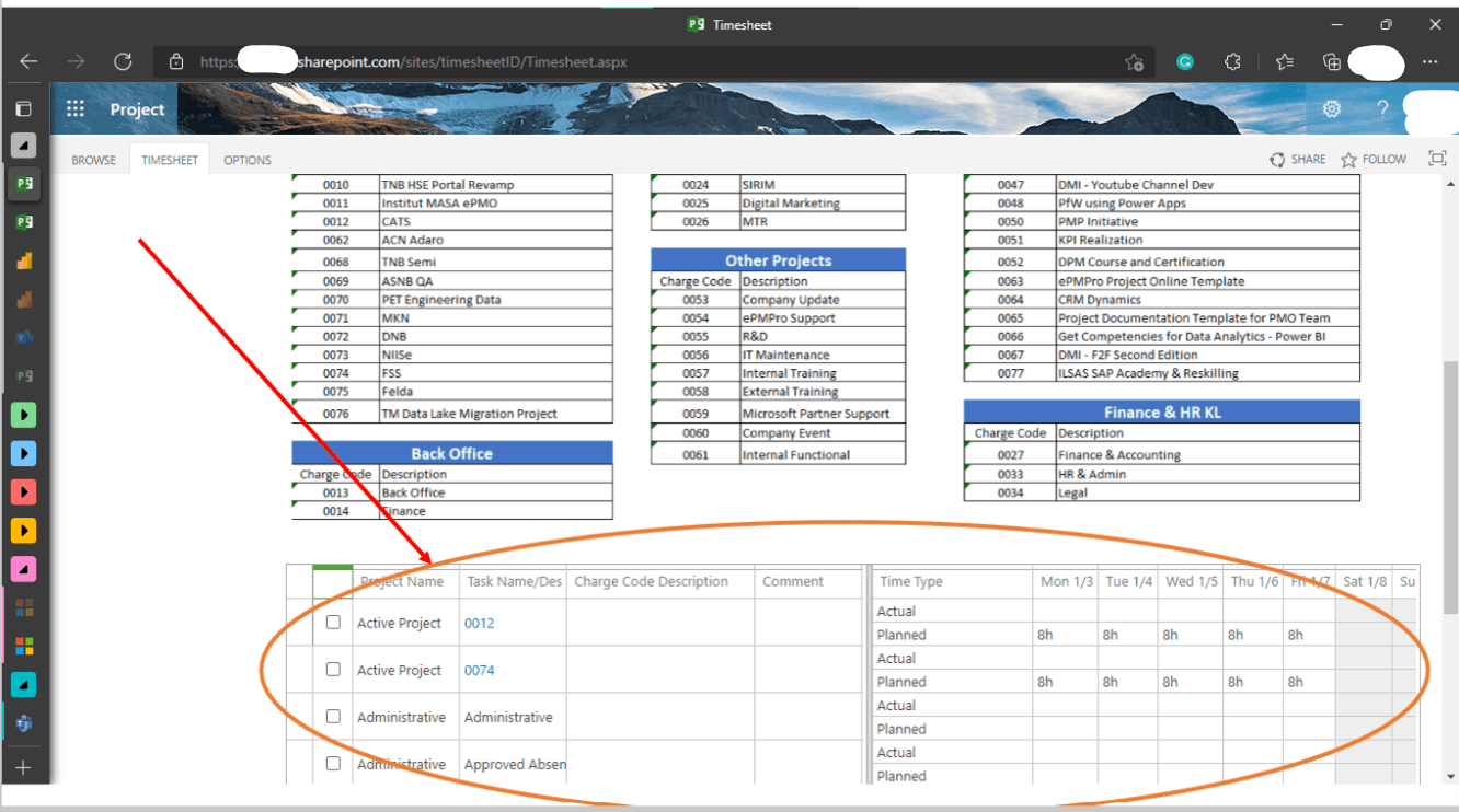 Sorry You Don't Have Access - Timesheet Using Microsoft Project In ...