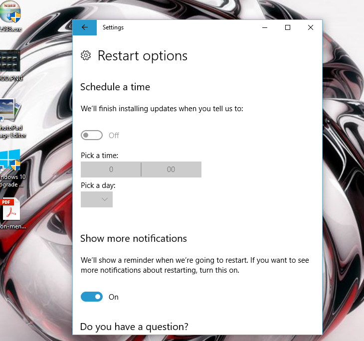 Windows 10 Restart Options Grayed Out