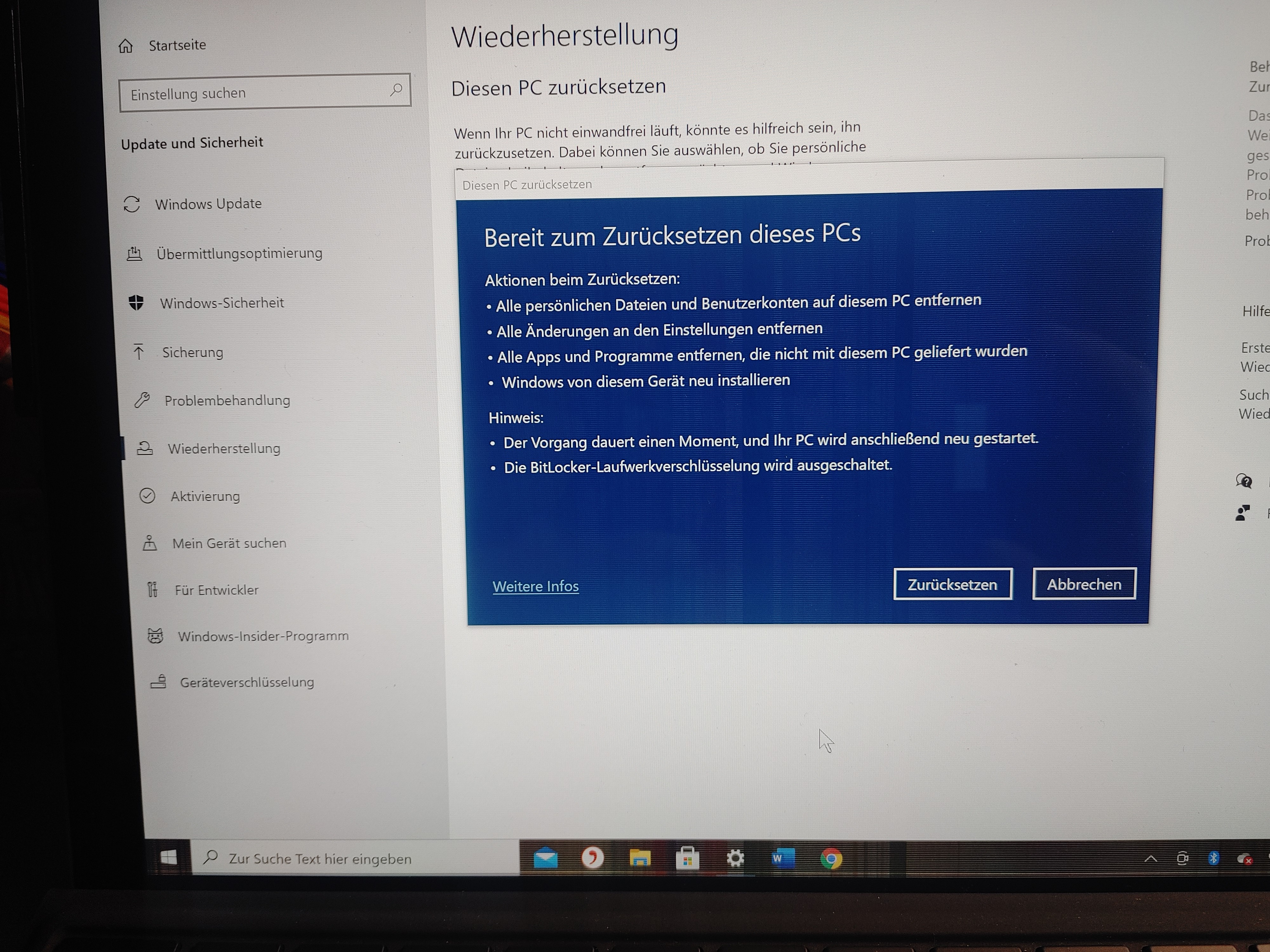 Surface Pro 7 Display Probleme