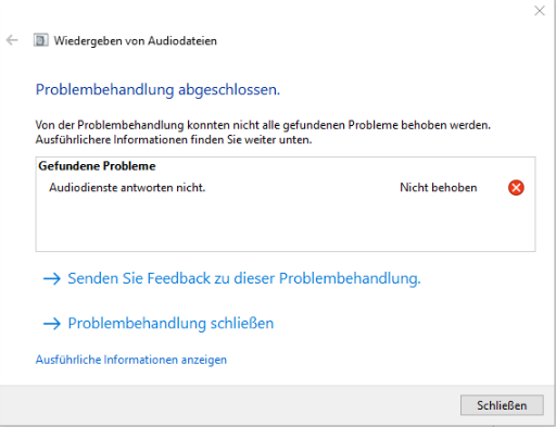 Mein PC gibt keinen Sound mehr wieder