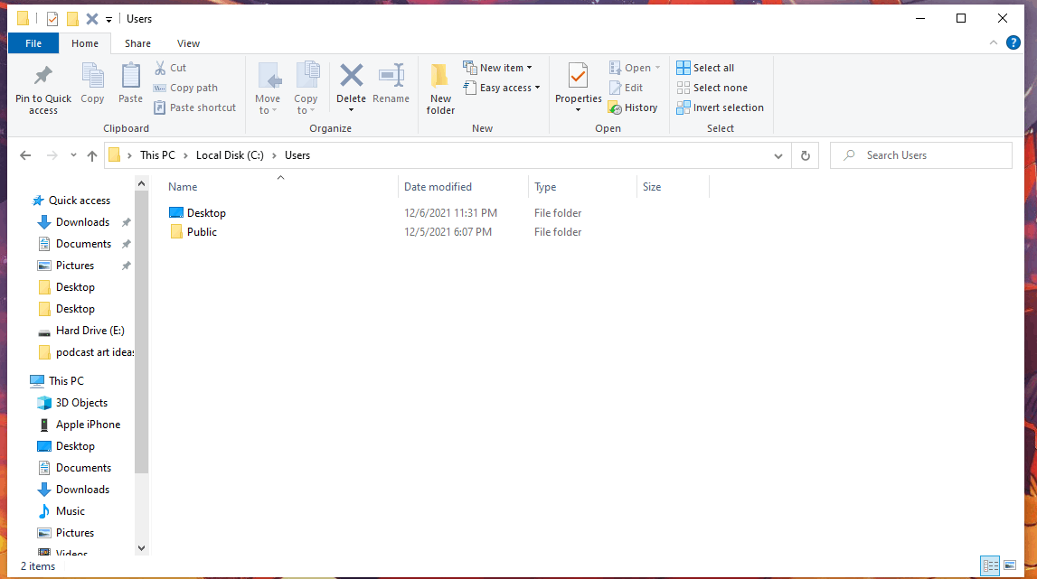 I accidentally made my User file my Desktop. Microsoft Community