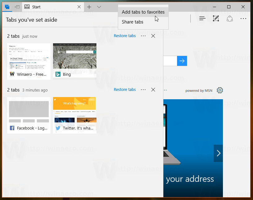 The saved Tab Groups - Microsoft Community