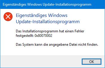 Wie kann ich das Update KB4100347 deinstallieren?
