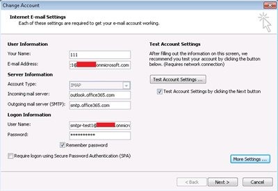 SMTP.office365.com 535 5.7.3 authentication unsuccessful - Microsoft ...