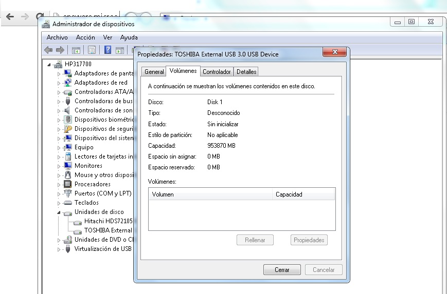 Aclarar Caliza desinfectar Windows 7 | Mi PC no reconoce mi disco duro externo. - Microsoft Community