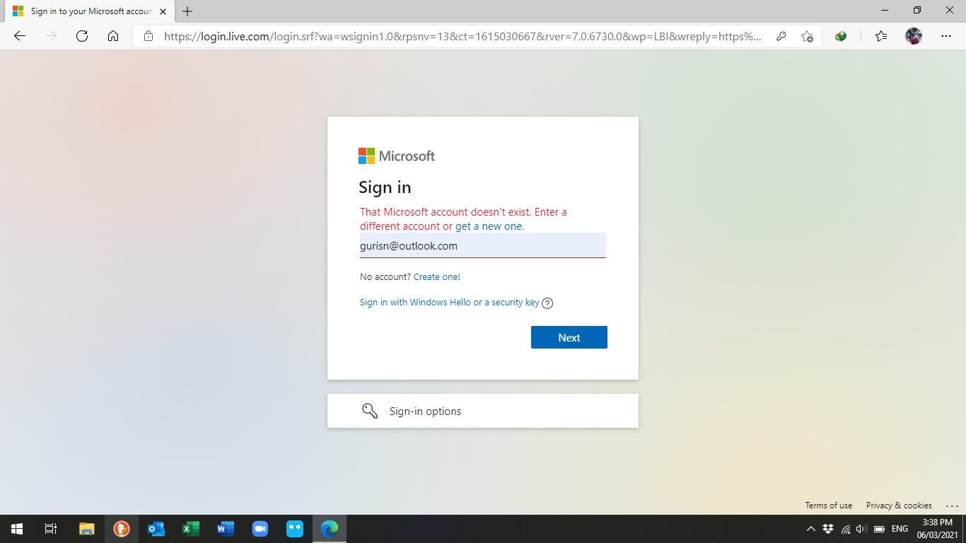 Unable To Login To My Outlook.com Account - Microsoft Community