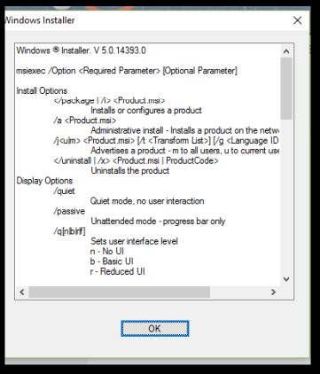 Validering krybdyr Intuition strange Popup window labeled "Windows Installer" what does it - Microsoft  Community