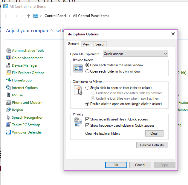 File/folder "DEFAULT VIEW" - Microsoft Community