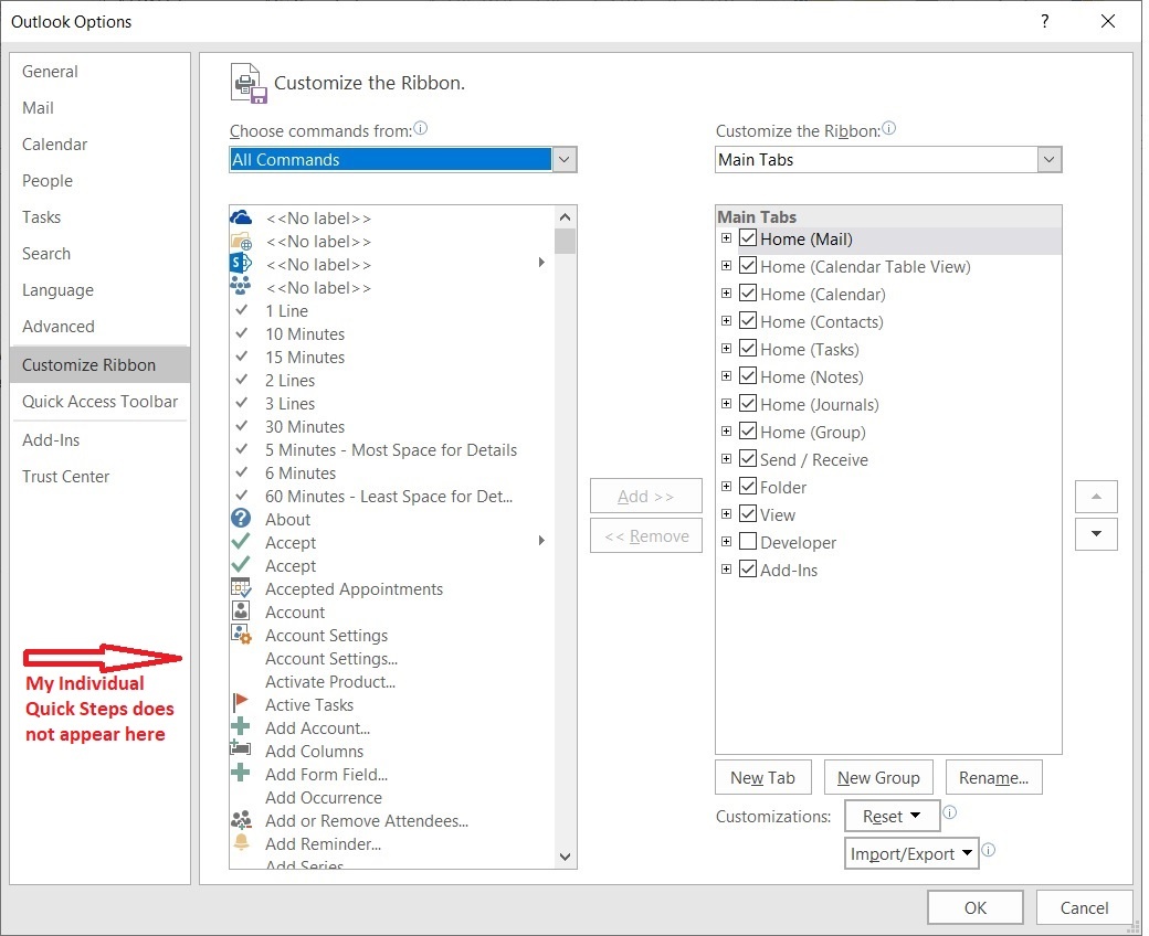 Quick Steps In Microsoft Outlook - Multiple Groups - Microsoft Community
