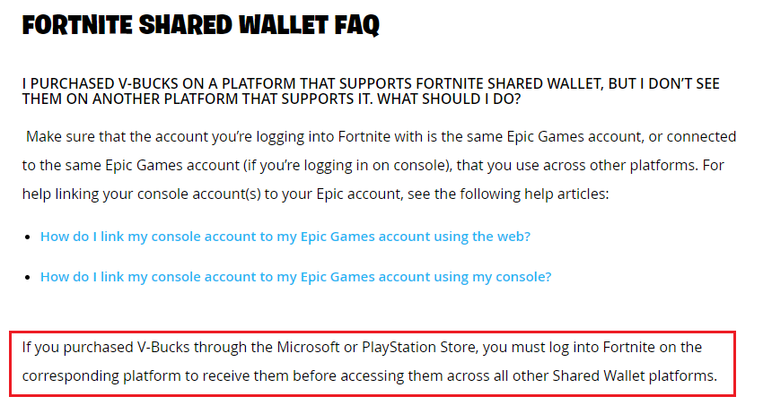 How do I link my console account to my Epic Games account using