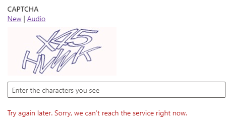 Captcha - Microsoft Community