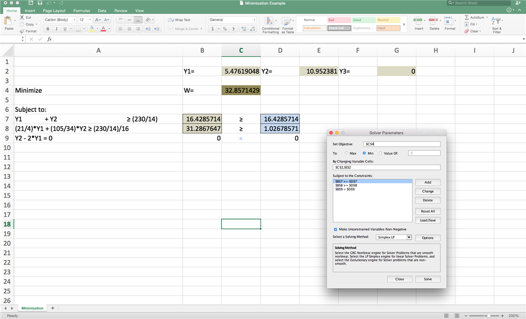 Solver For Excel For Mac