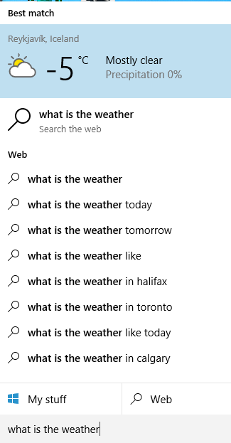 Cortana Wrong Weather Location - Microsoft Community