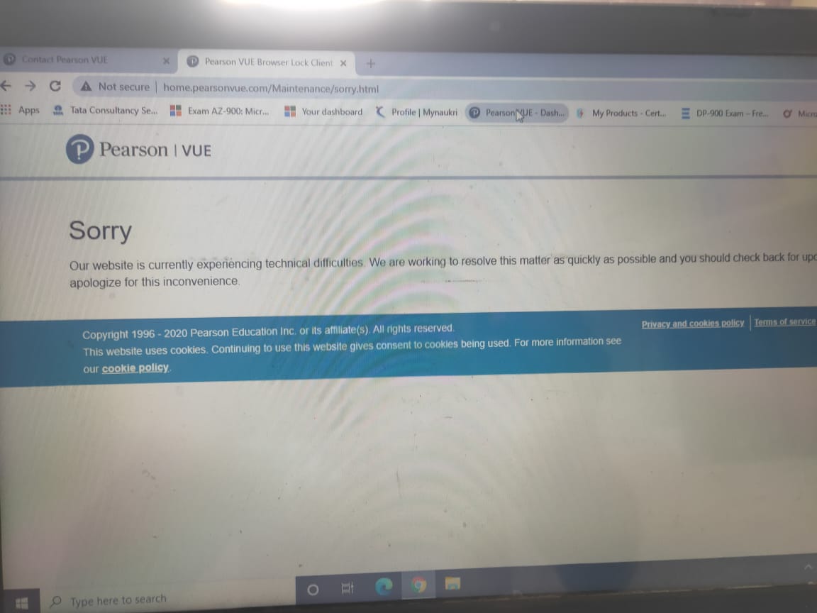 pearson-website-thrown-technical-error-while-check-in-to-the-exam
