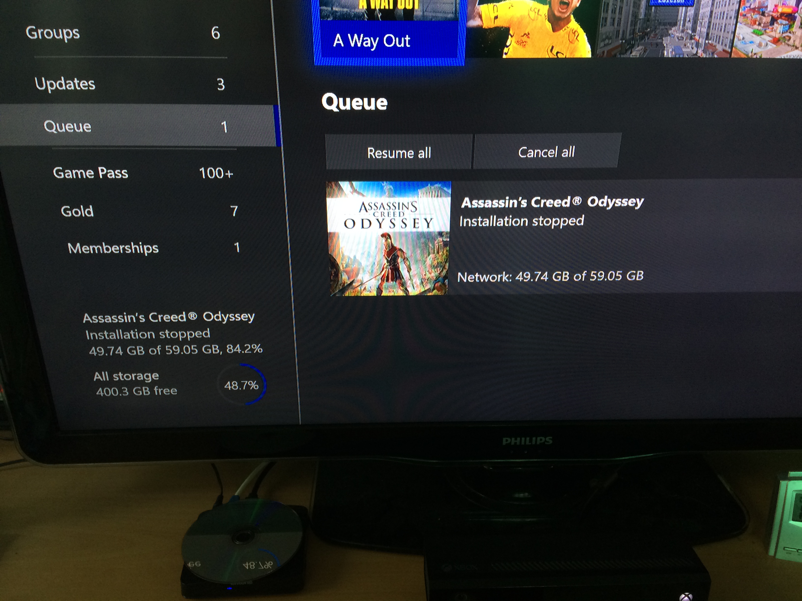 How long does it take to install assassins creed odyssey Cannot Install Assasins Creed Odyssey Xbox One Microsoft Community