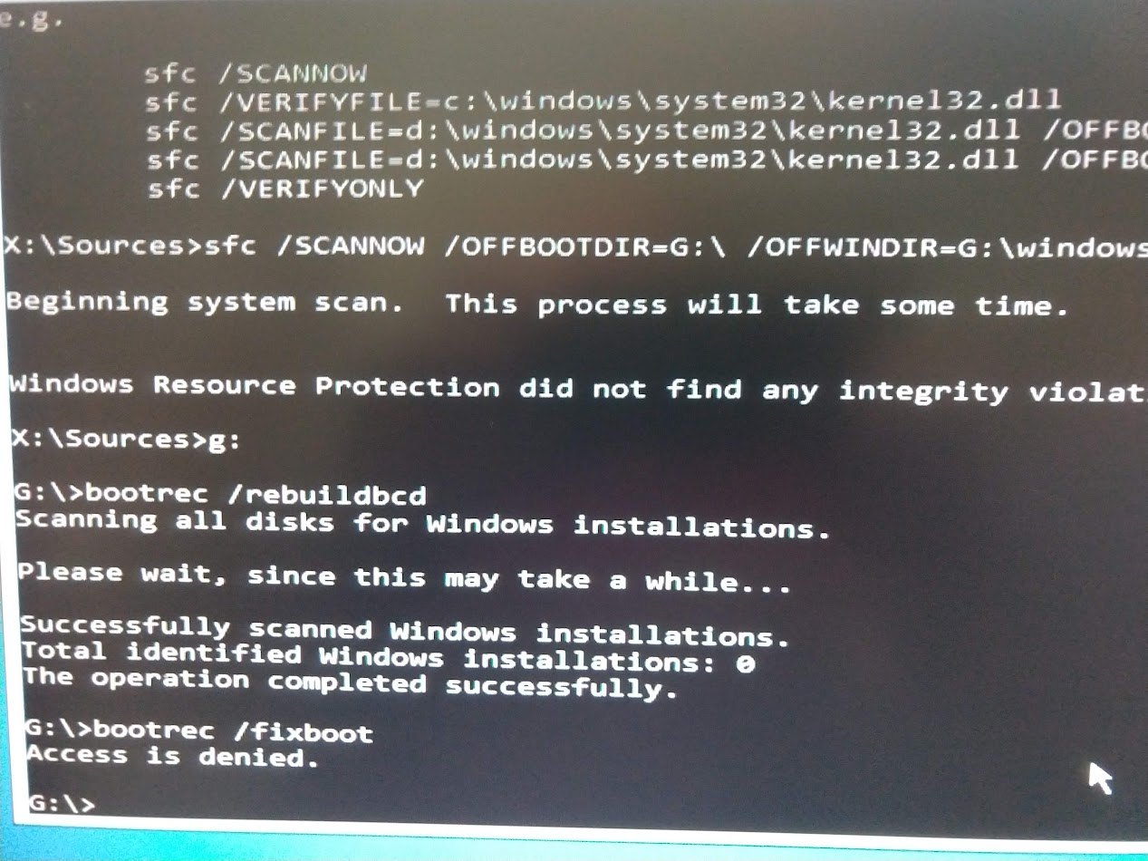 Win 10 Won't Boot - Wants To Repair But That Fails. - Microsoft Community