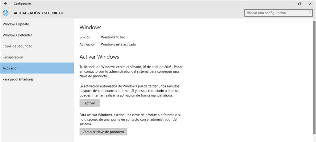 Windows 10 Mi Licencia Expirara Pronto Microsoft Community