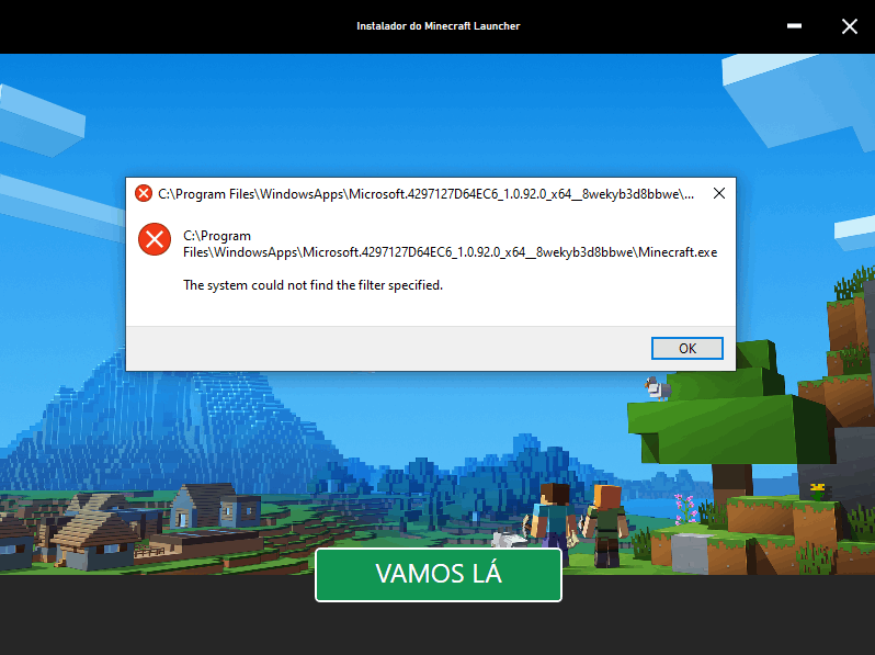 Problema com o instalador do Minecraft. - Microsoft Community