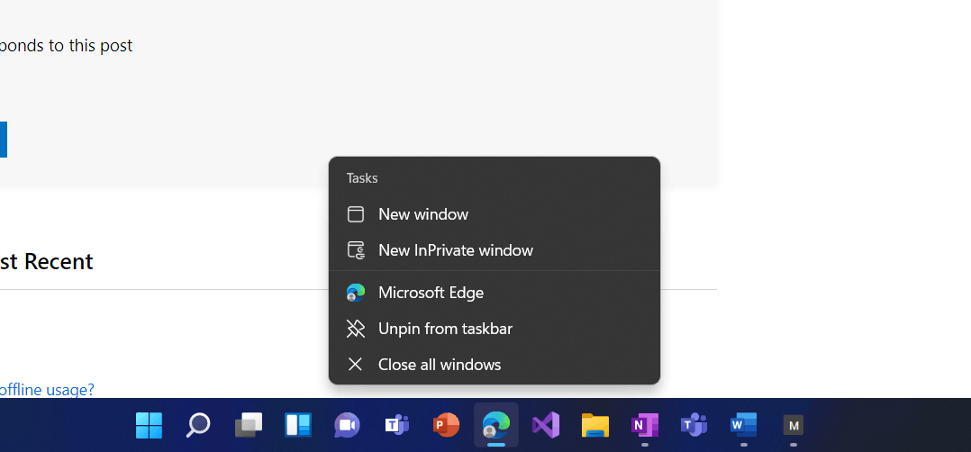 Edge bar disappeared - Microsoft Community