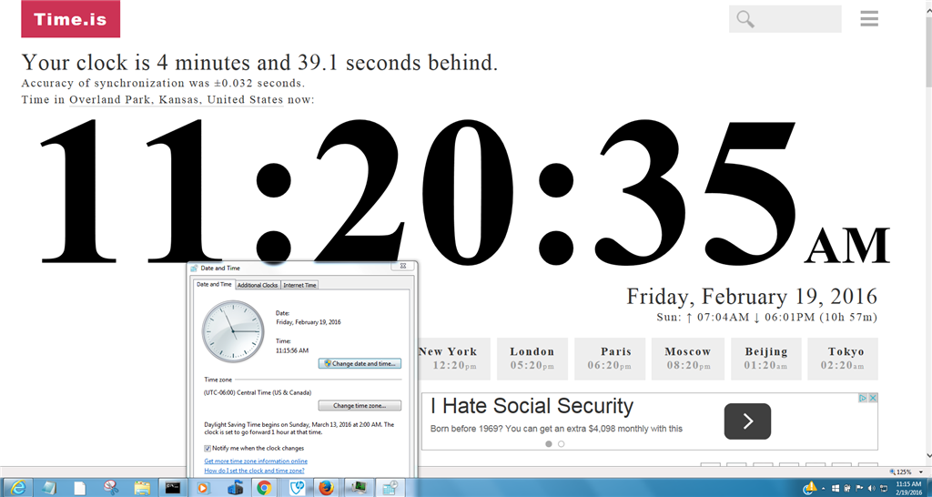 W32tm Query Status Malfunctioning Clock Time Work Up And Microsoft Community