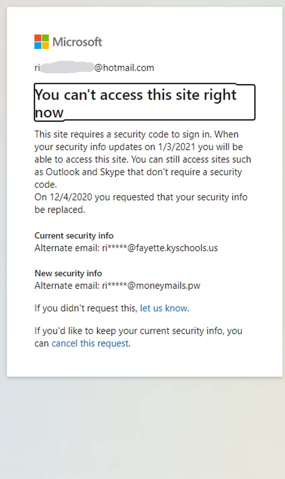 Microsoft Account Security Info Email Microsoft Community 4737