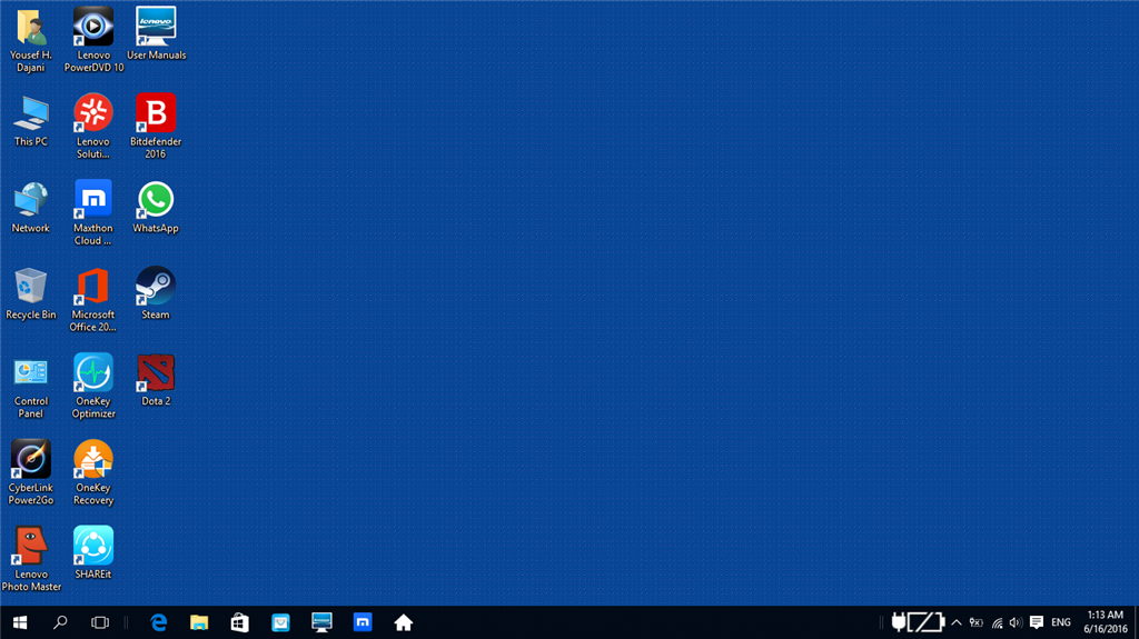 Desktop Background Problem (Blue dots) - Microsoft Community