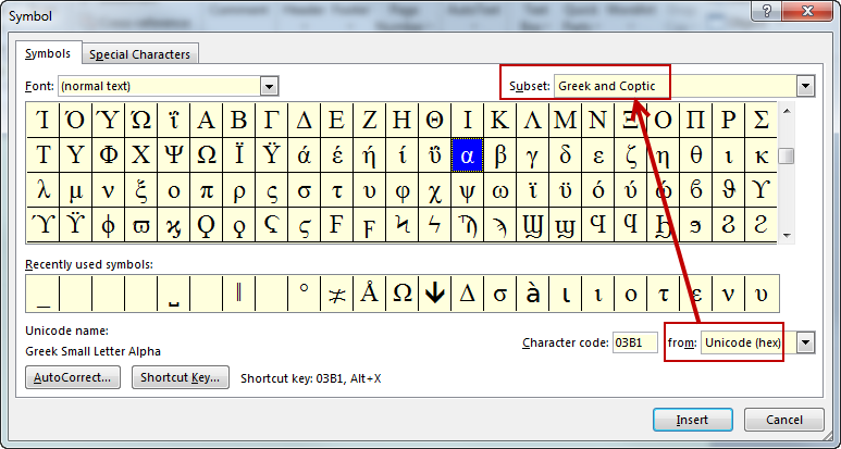 How To Type Greek Letters On Keyboard