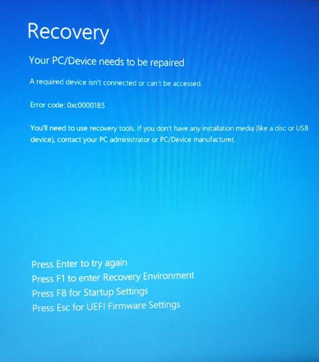 I Am Getting Error While Chkdsk Win 10 Pro The Error Is Your Microsoft Community