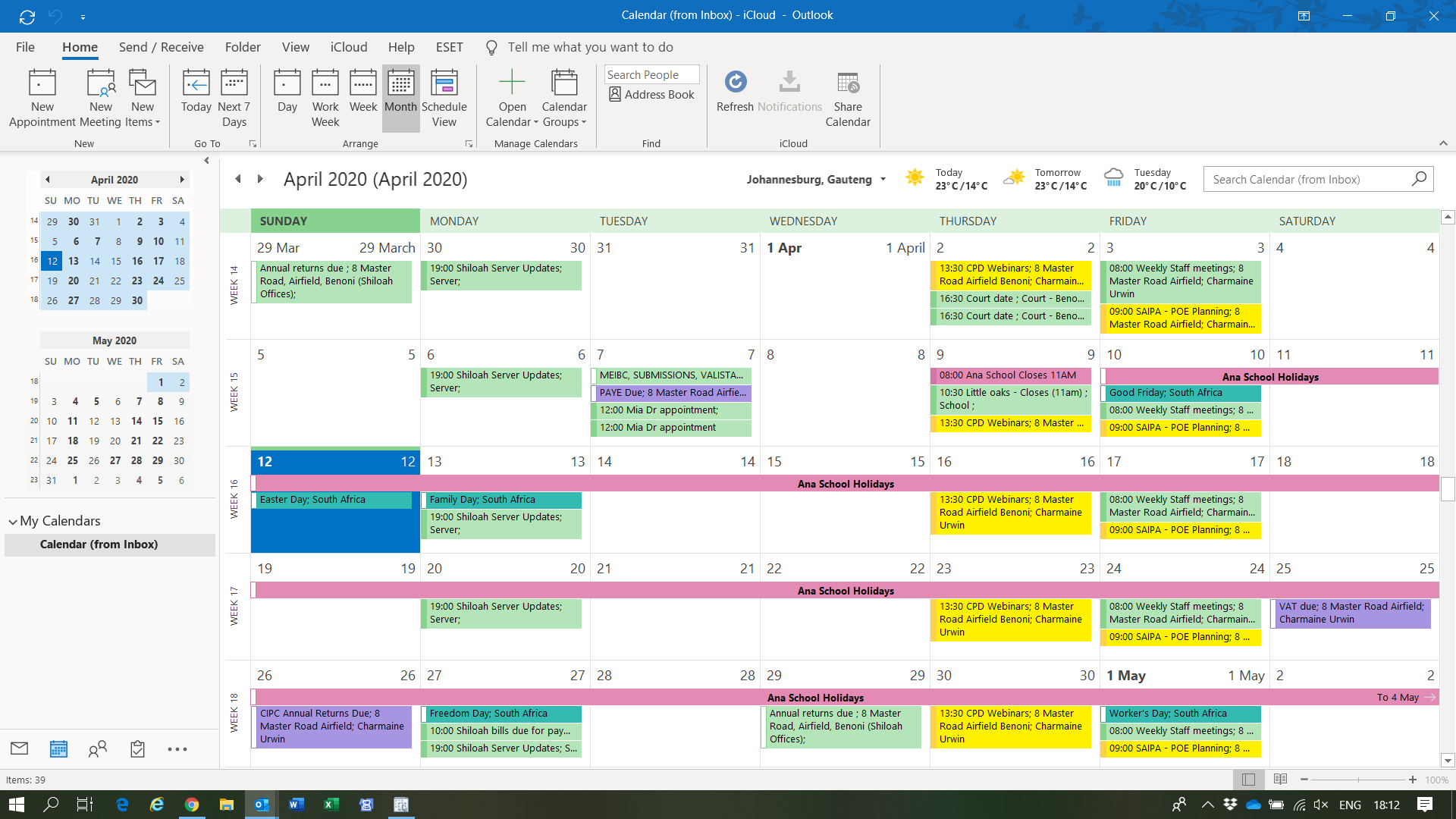 Office 365 Calendar in trash - Microsoft Community