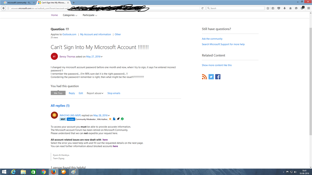 Still Logged In Even Afer Logging Out In The Microsoft Support Site Microsoft Community