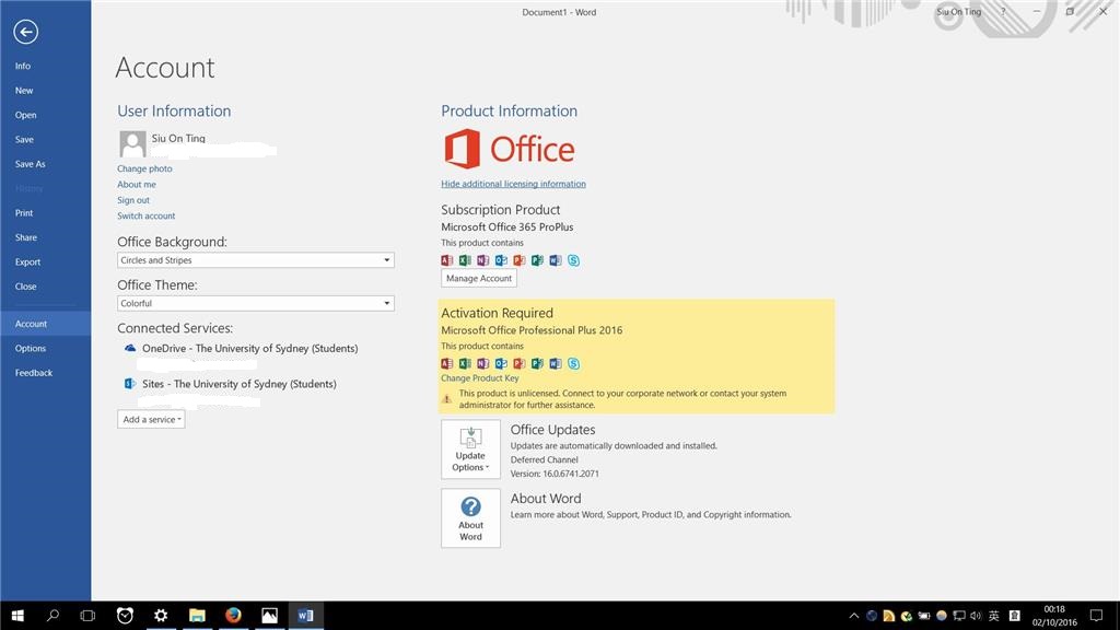My office 365 is not activated? - Microsoft Community