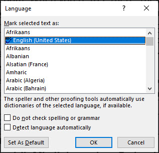 Spell check suggestion is turned off ---> (picture included) - Microsoft  Community