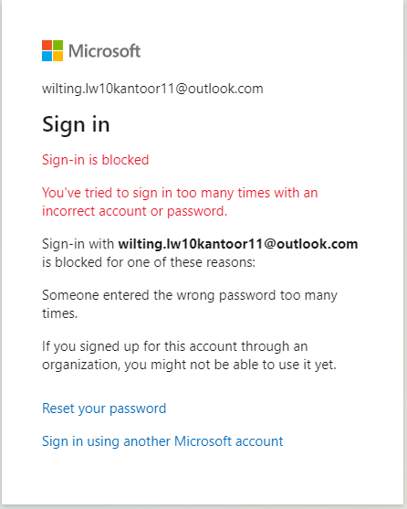 Outlook.com Account Blocked - Microsoft Community