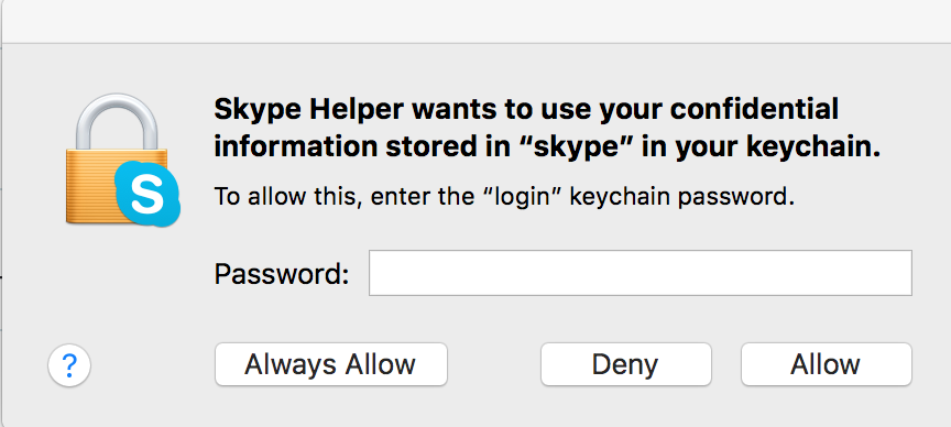 Skype helper tool prompt commands