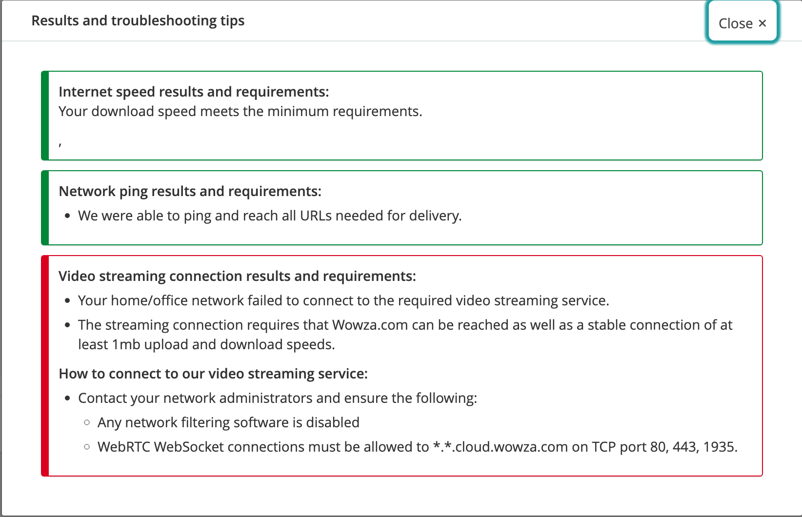 OnVue App Error In Macbook - 75% Network Connection Error - Training ...