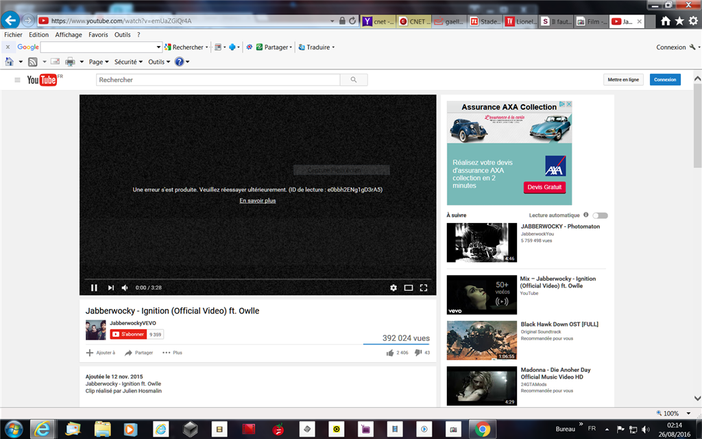 Youtube Et Films Qui Ne Fonctionnent Plus Sous Windows 7 Et Ie 11 Microsoft Community