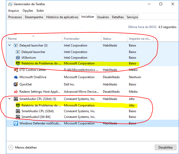 Problemas Na Inicializacao Automatica De Aplicativos E Microsoft Community