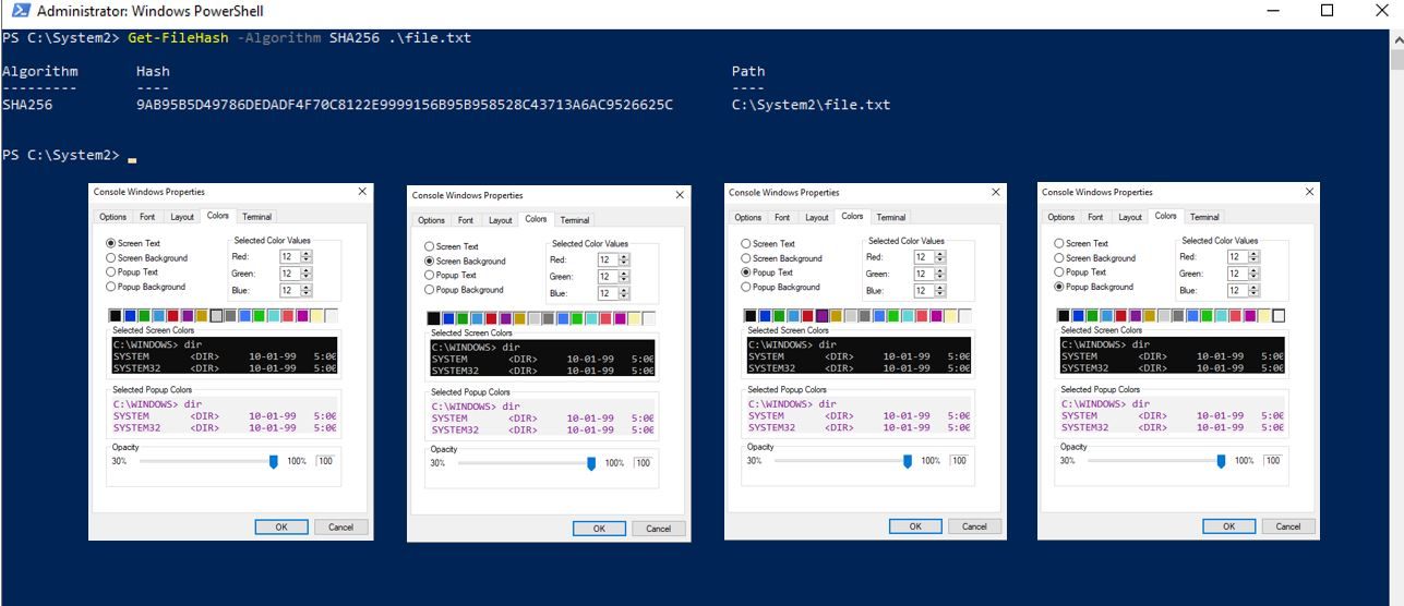 Unable to reset PowerShell back to default colors - Microsoft Community